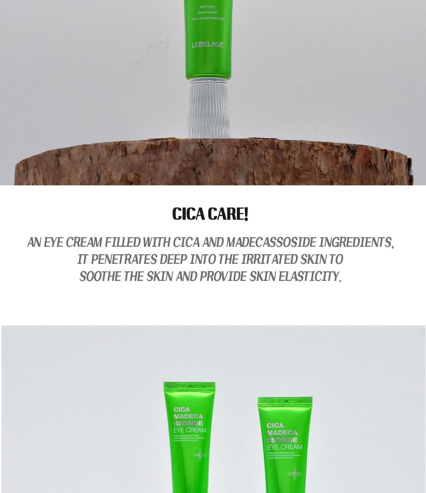 LEBELAGE - Cica Madecassoside Eye Cream, 40ml, 70 g, 8809679092468