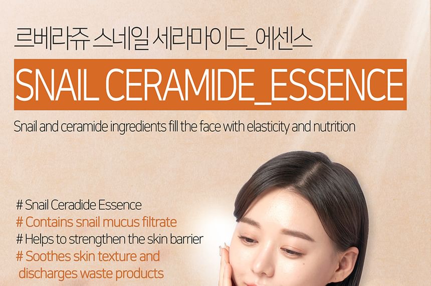 LEBELAGE - Snail Ceramide Ampoule Essence, 500ml, 650 g, 8809589393037