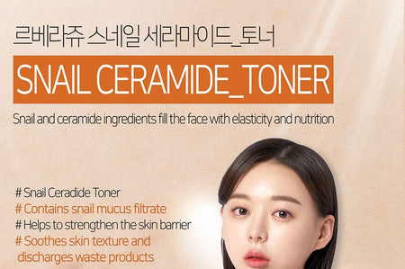 LEBELAGE - Snail Ceramide Toner, 300ml, 420 g, 8809445611671