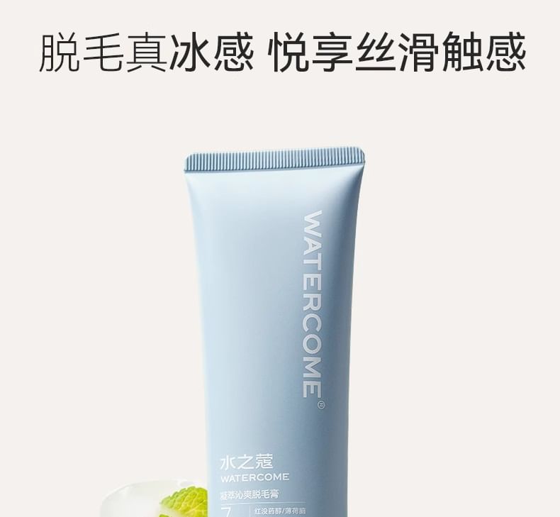 WATERCOME - Clear and Icy Body Hair Removal Cream, 1pc - 80g, 130 g, 6955988212393