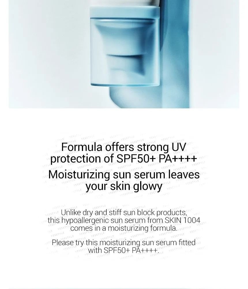 SKIN 1004 - Madagascar Centella Hyalu-Cica Water-Fit Sun Serum Jumbo, 100ml, 134 g, 8809913830603