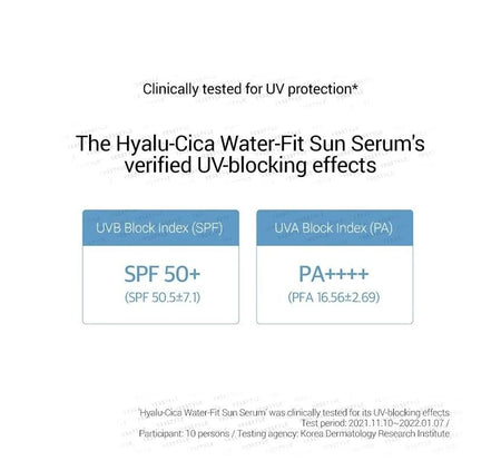 SKIN 1004 - Madagascar Centella Hyalu-Cica Water-Fit Sun Serum Jumbo, 100ml, 134 g, 8809913830603