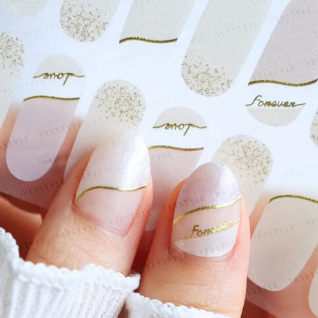 Lunacaca - Miracle Love Song Nail Art Stickers, 24 pcs, 10 g, 4892024001013