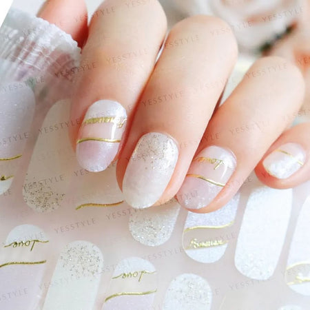 Lunacaca - Miracle Love Song Nail Art Stickers, 24 pcs, 10 g, 4892024001013