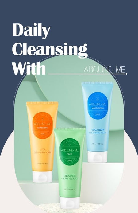 AROUND ME - Refreshing Vita Cleansing Foam, 120ml, 300 g, 8803348049890