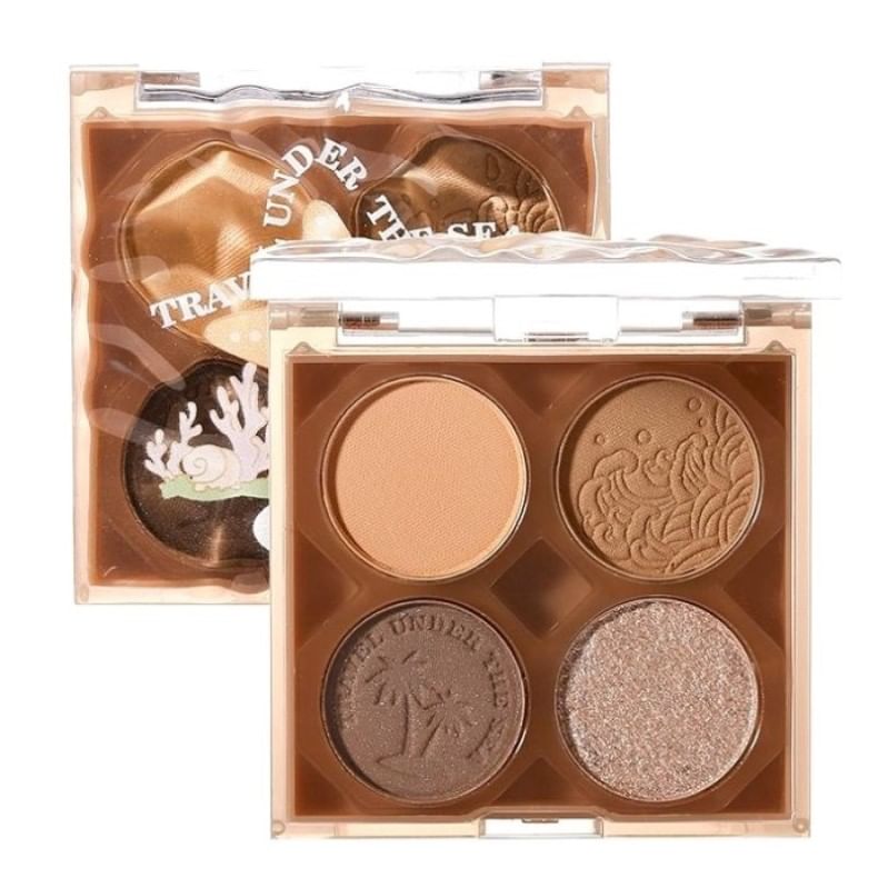 xixi - 4 Shades Eyeshadow Palette - Dream of the Sea, #1, 80 g, 6970100676426