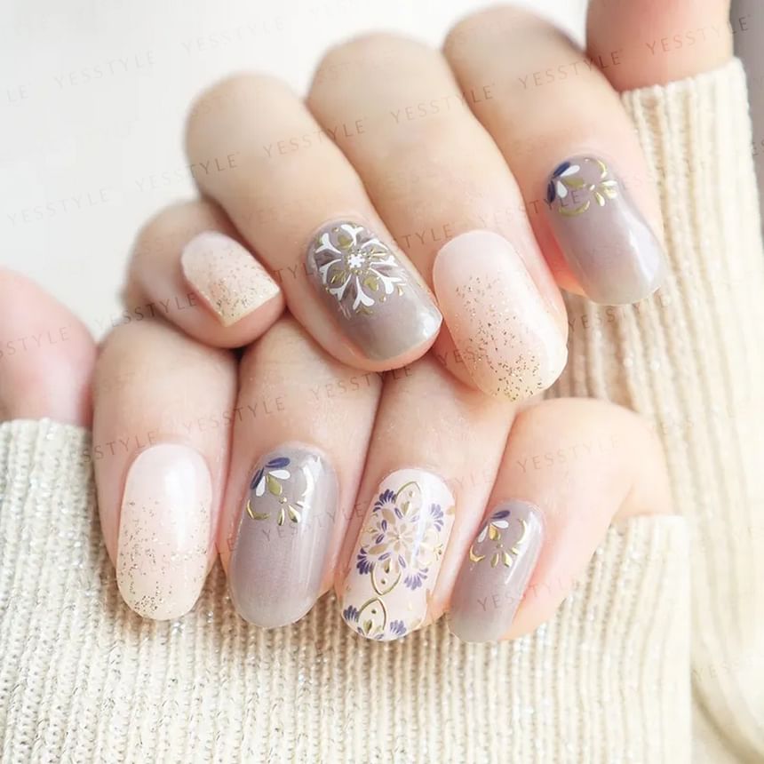 Lunacaca - Foreign Pace Nail Art Stickers, 24 pcs, 10 g, 4892024001079