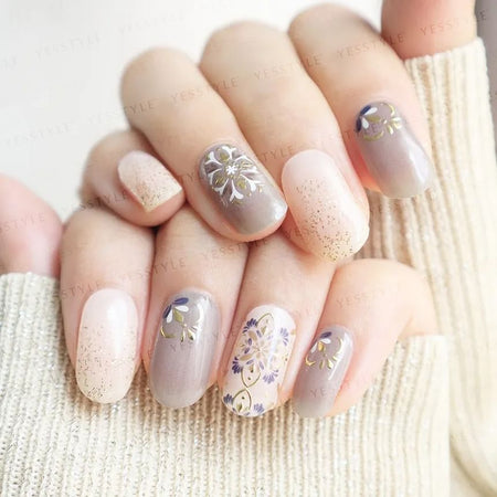 Lunacaca - Foreign Pace Nail Art Stickers, 24 pcs, 10 g, 4892024001079