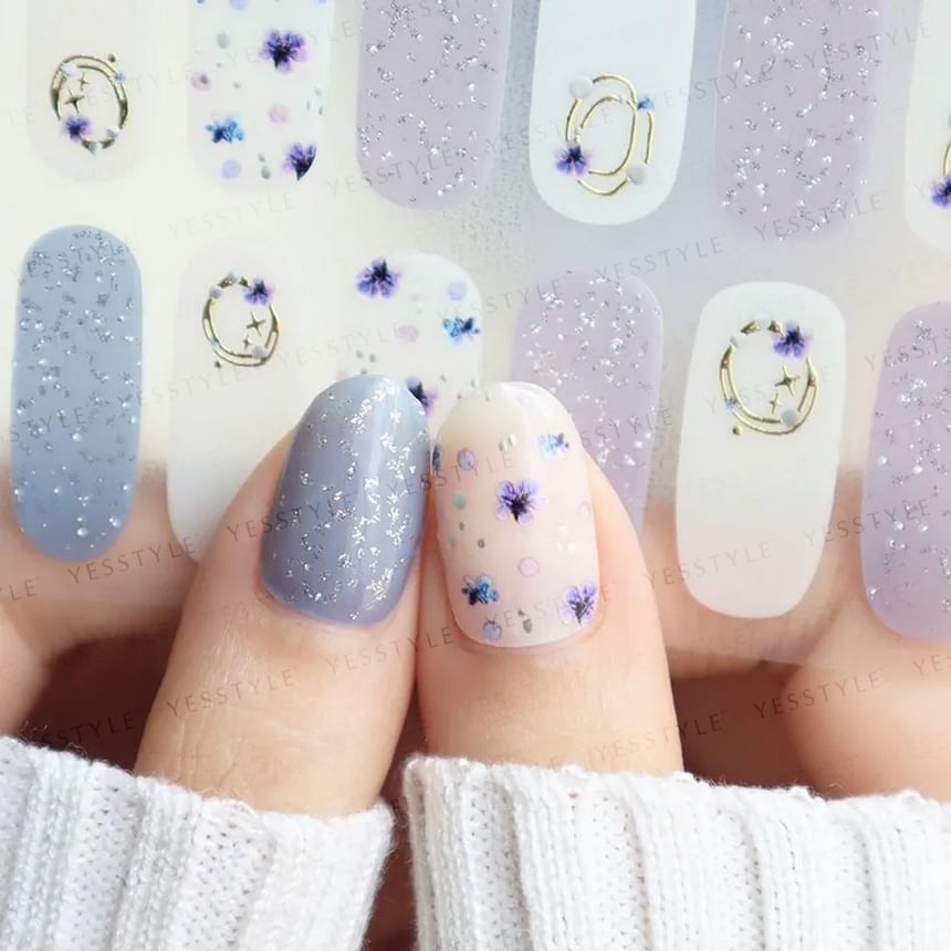 Lunacaca - Tears Nail Art Stickers, 24 pcs, 10 g, 4892024001028