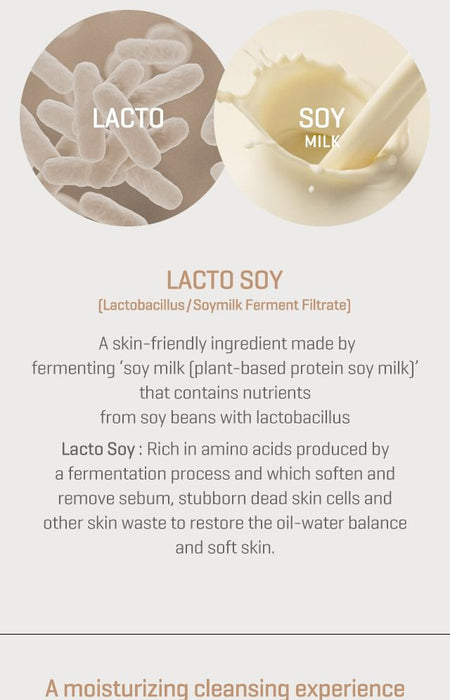 SOME BY MI - Lacto Soy Low pH Morning Cleansing Bar 1pc, 90g, 114 g, 8809647393603