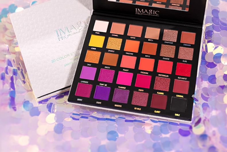 IMAGIC - 30 Colour Eyeshadow Palette, Eyeshadow Palette - 35.8g, 280 g, 6970855701633