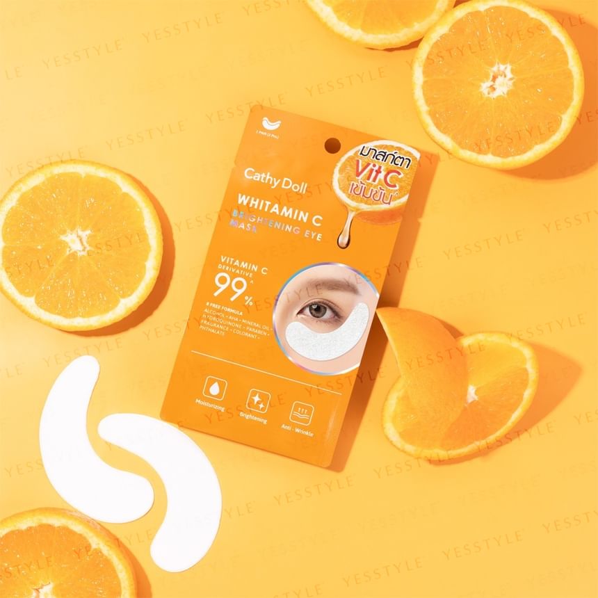Cathy Doll - Whitamin C Brightening Eye Mask, 1 pair, 20 g, 8858842053614