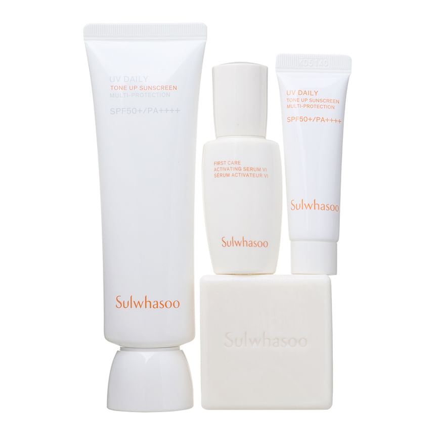 Sulwhasoo - UV Daily Tone Up Sunscreen Set, 4 pcs, 276 g, 8809925171510