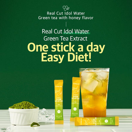 LACTIV - VITAL HEALTH Real Cut Idolmul Green Tea Honey Flavor Slim, 20ml x 14 sticks, 290 g, 8809524431695