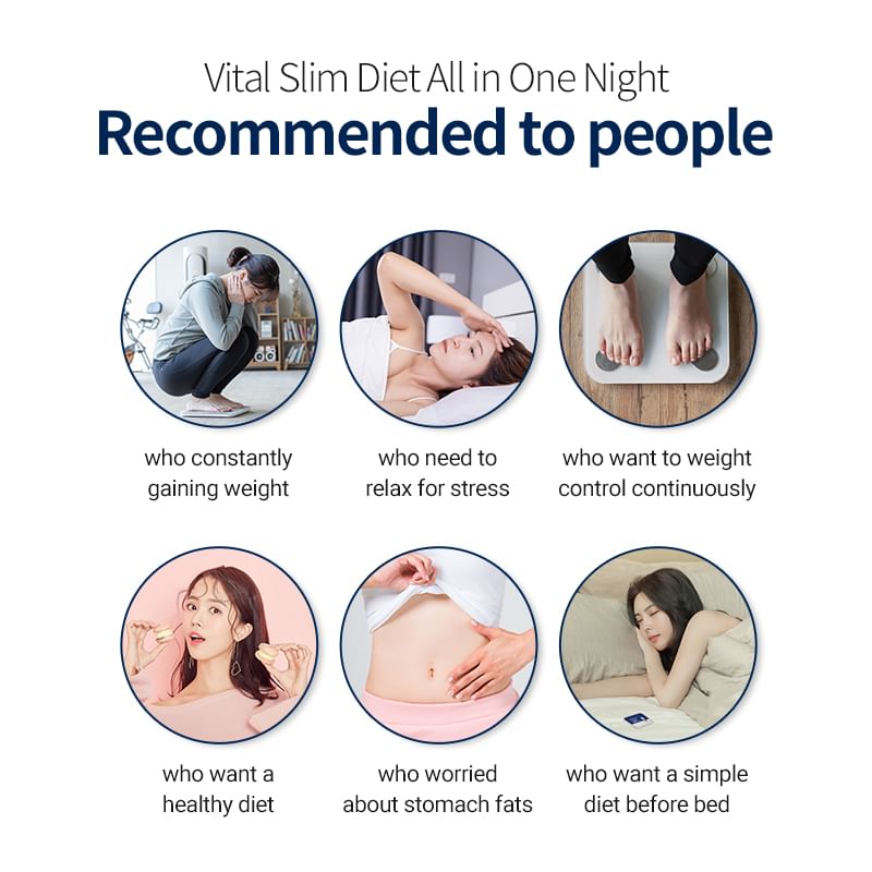 LACTIV - VITAL HEALTH Vital Slim Diet All In One Night, 10 packets, 48 g, 8809582987820