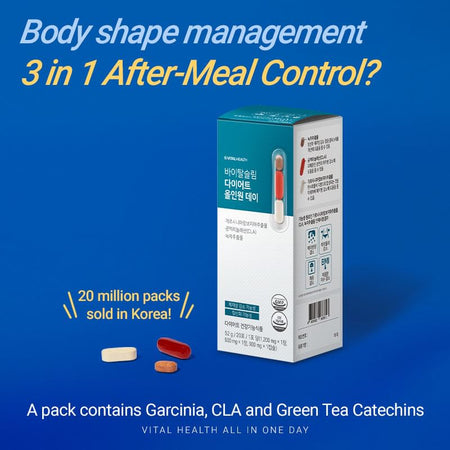 LACTIV - VITAL HEALTH Vital Slim Diet All In One Day, 20 packets, 137 g, 8809582987813