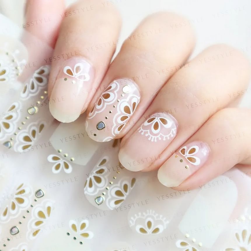 Lunacaca - Ballads Nail Art Stickers, 24 pcs, 10 g, 4892024001034