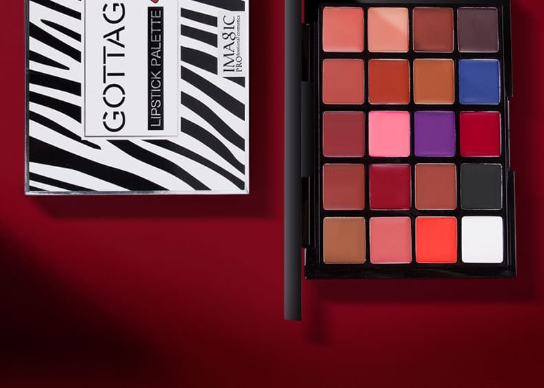 IMAGIC - GOTTAGOT 20 Colours Lipstick Palette, 1pc (1.5g x 20), 238 g, 6970855704160