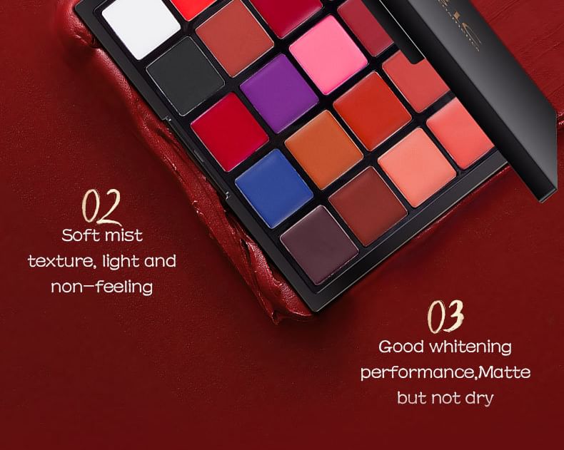 IMAGIC - GOTTAGOT 20 Colours Lipstick Palette, 1pc (1.5g x 20), 238 g, 6970855704160