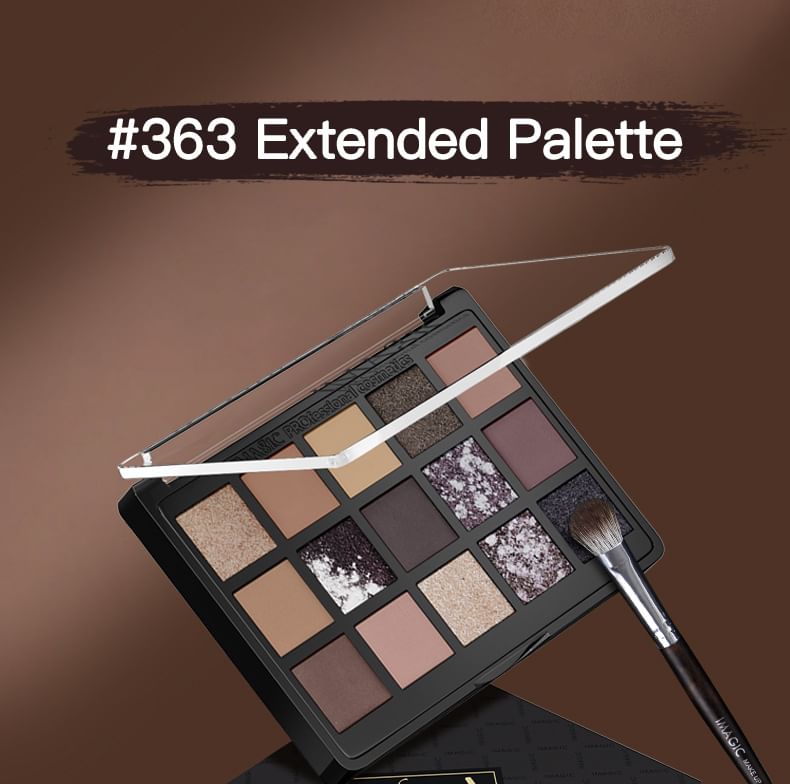 IMAGIC - EXTENDED 15 Colours Eyeshadow Palette, #363 - 18g, 150 g, 6970855704191