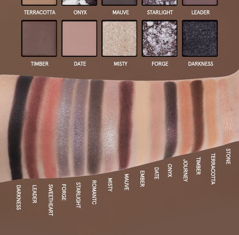 IMAGIC - EXTENDED 15 Colours Eyeshadow Palette, #363 - 18g, 150 g, 6970855704191