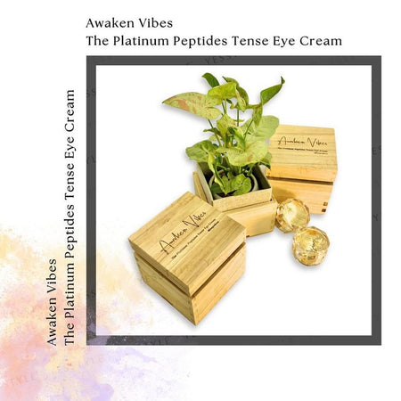 Woopvibes - Awaken Vibes The Platinum Peptides Tense Eye Cream, 15g, 50 g, 9771423311003