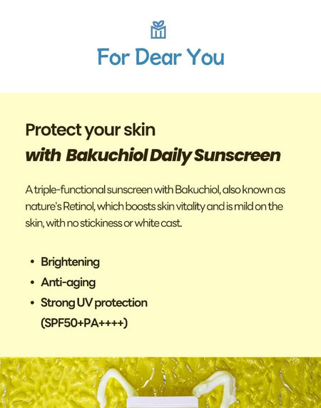 Millford - Bakuchiol Daily Sunscreen, 50ml, 75 g, 
