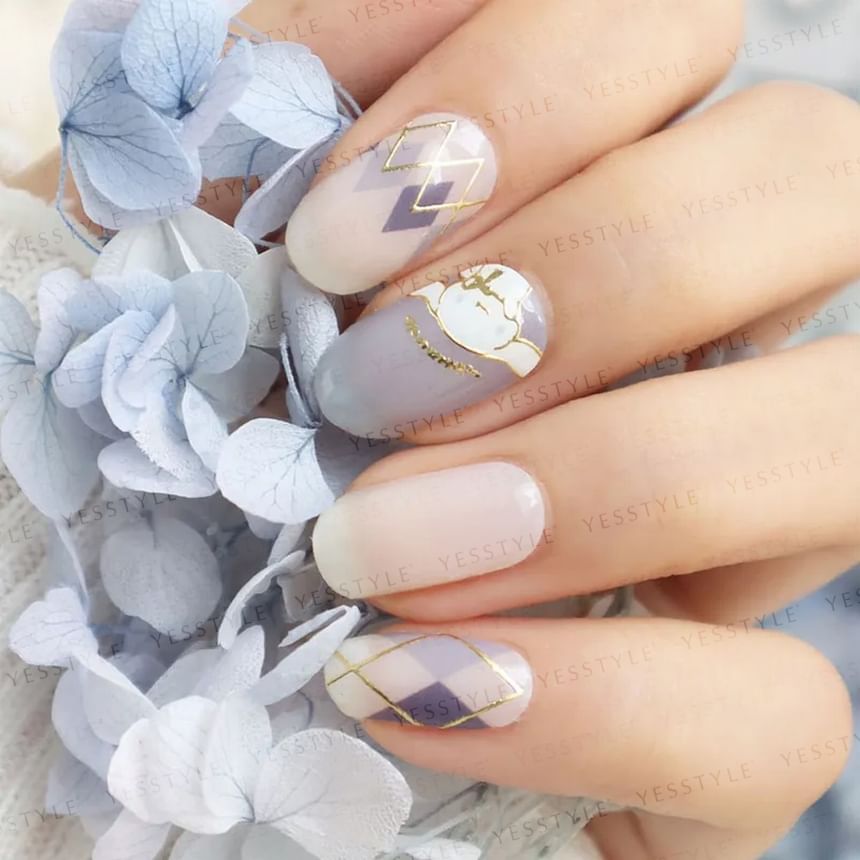 Lunacaca - Sanrio Cinnamoroll British Story Nail Art Stickers, 24 pcs, 10 g, 4892023003016