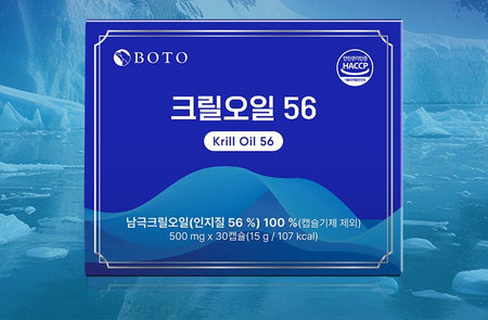 BOTO - Krill Oil 56, 500mg x 30 capsules, 50 g, 8809240246573