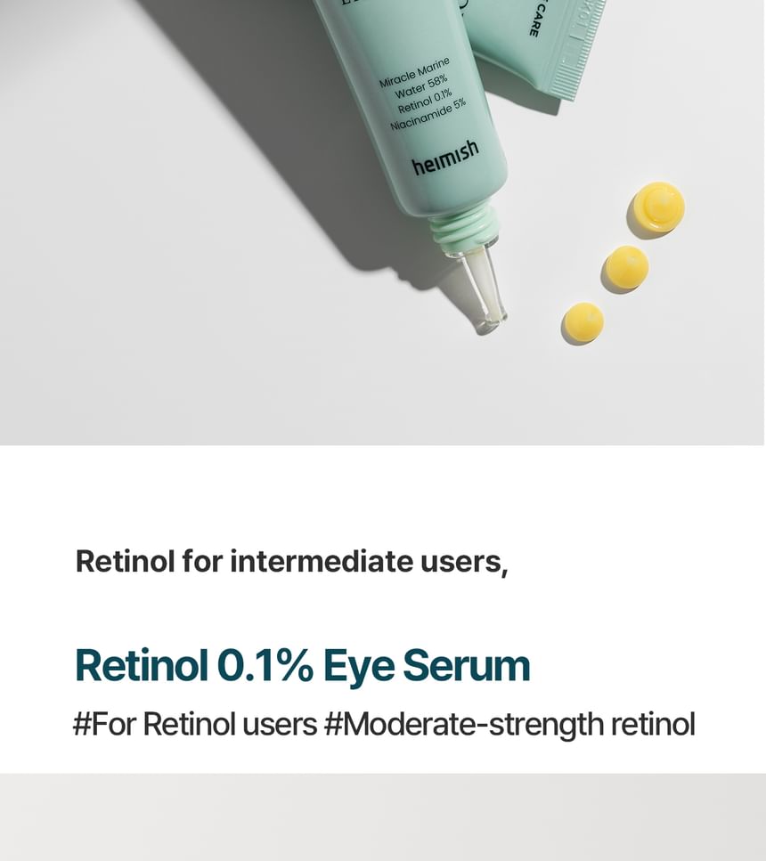 heimish - Marine Care Retinol 0.1% Eye Serum, 2024 Version - 30ml, 80 g, 8809481762108