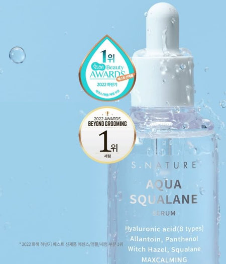 S.NATURE - Aqua Squalane Serum, 50ml, 106 g, 8809506310611