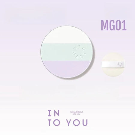 INTO YOU - Three Colors Finishing Powder - Mint Grape, #MG01 Mint Grape - 7g, 80 g, 6973391735926