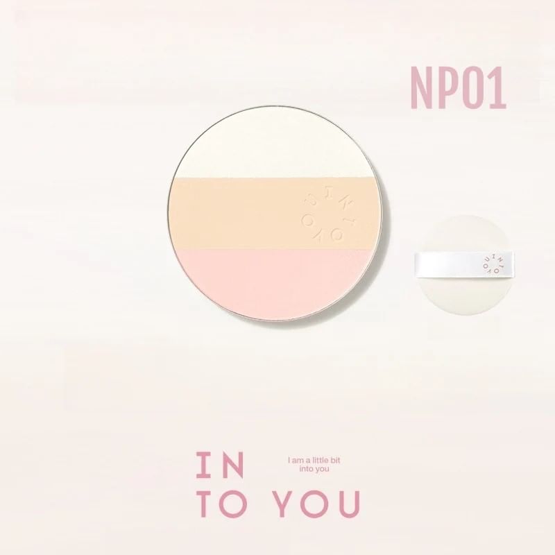 INTO YOU - Three Colors Finishing Powder - Nude Peach, #NP01 Nude Peach - 7g, 80 g, 