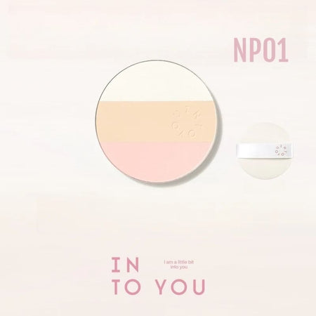 INTO YOU - Three Colors Finishing Powder - Nude Peach, #NP01 Nude Peach - 7g, 80 g, 
