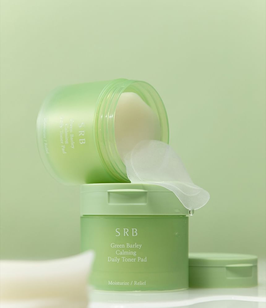 SRB - Green Barley Calming Daily Toner Pad, 80 pads, 170 g, 8809849804273