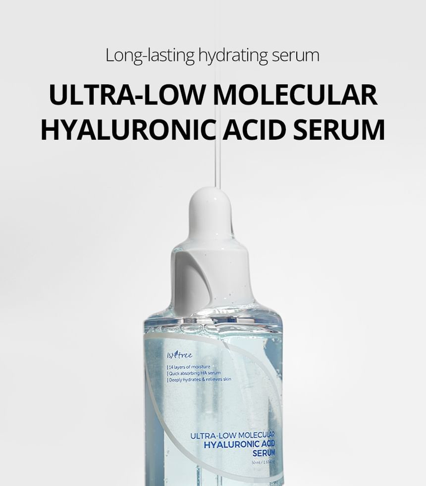 Isntree - Ultra-Low Molecular Hyaluronic Acid Serum, 50ml, 111 g, 8809800940644