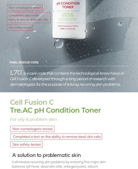 Cell Fusion C - pH Condition Toner, 200ml, 500 g, 8809086208148
