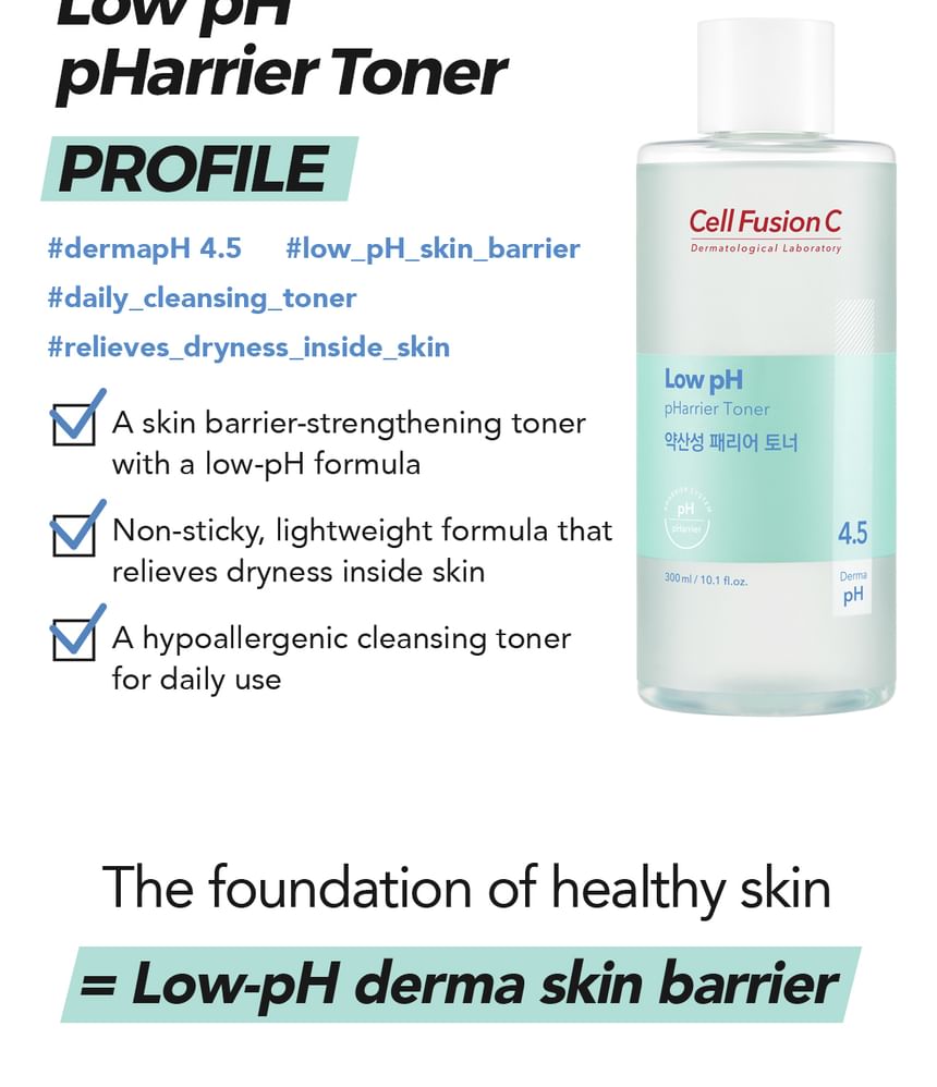Cell Fusion C - Low pH pHarrier Toner, 300ml, 600 g, 8809694621261