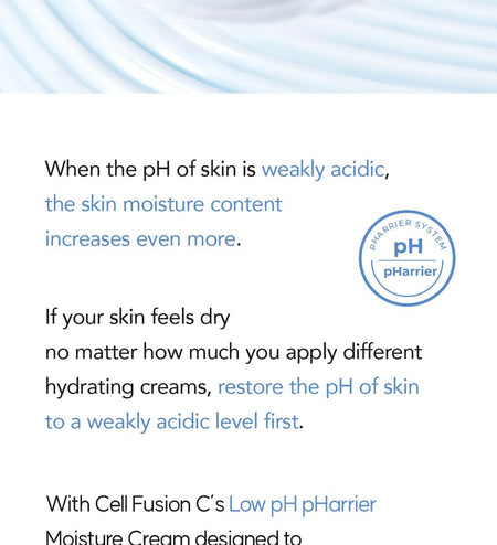 Cell Fusion C - Low pH pHarrier Moisture Cream, 80ml, 200 g, 8809694622244