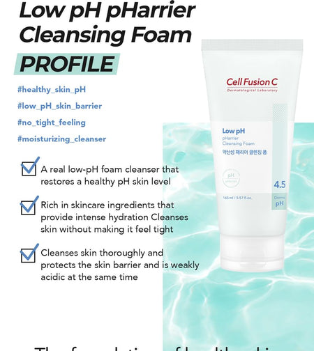 Cell Fusion C - Low pH pHarrier Cleansing Foam, 165ml, 420 g, 8809694621650