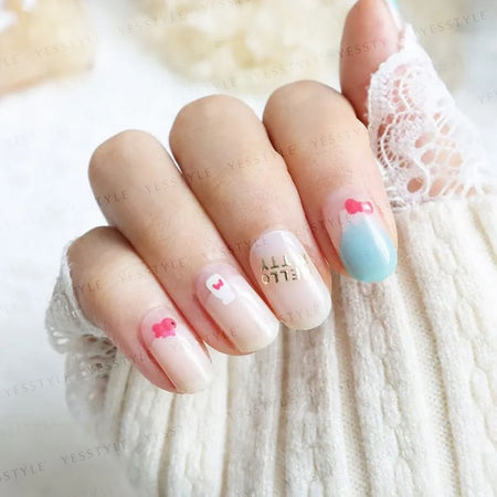 Lunacaca - Sanrio Hello Kitty Fuji Sky Nail Art Stickers, 24 pcs, 50 g, 4892023003001