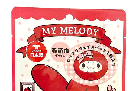 ASUNAROSYA - Sanrio My Melody Narikiri Face Pack Red, 1 pc, 20 g, 4991567273630