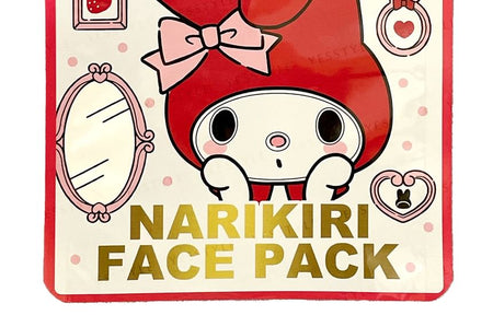 ASUNAROSYA - Sanrio My Melody Narikiri Face Pack Red, 1 pc, 20 g, 4991567273630
