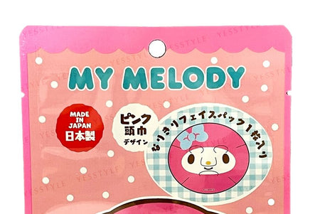 ASUNAROSYA - Sanrio My Melody Narikiri Face Pack Pink, 1 pc, 20 g, 4991567273647