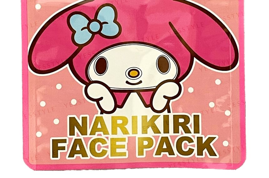 ASUNAROSYA - Sanrio My Melody Narikiri Face Pack Pink, 1 pc, 20 g, 4991567273647