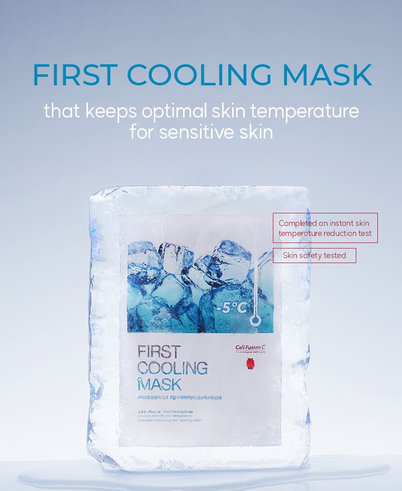 Cell Fusion C - First Cooling Mask Set, 27g x 5 sheets, 220 g, 8809086208131