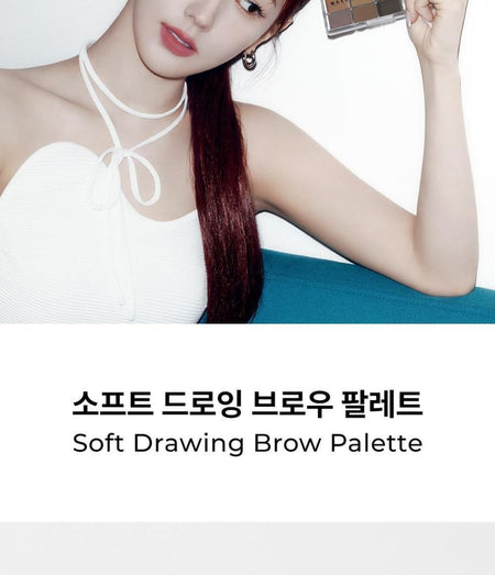 WAKEMAKE - Soft Drawing Brow Palette, 12g, 50 g, 8809954942921