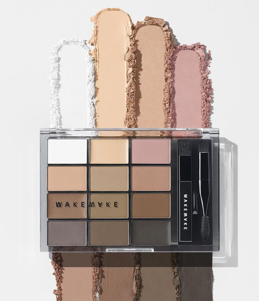 WAKEMAKE - Soft Drawing Brow Palette, 12g, 50 g, 8809954942921
