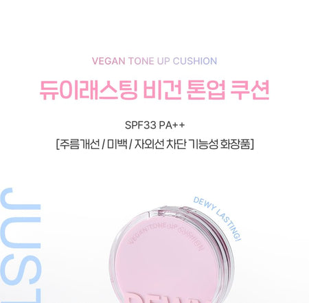 THE FACE SHOP - Dewy Lasting Vegan Tone Up Cushion Refill Only, 12g, 50 g, 8801051251883