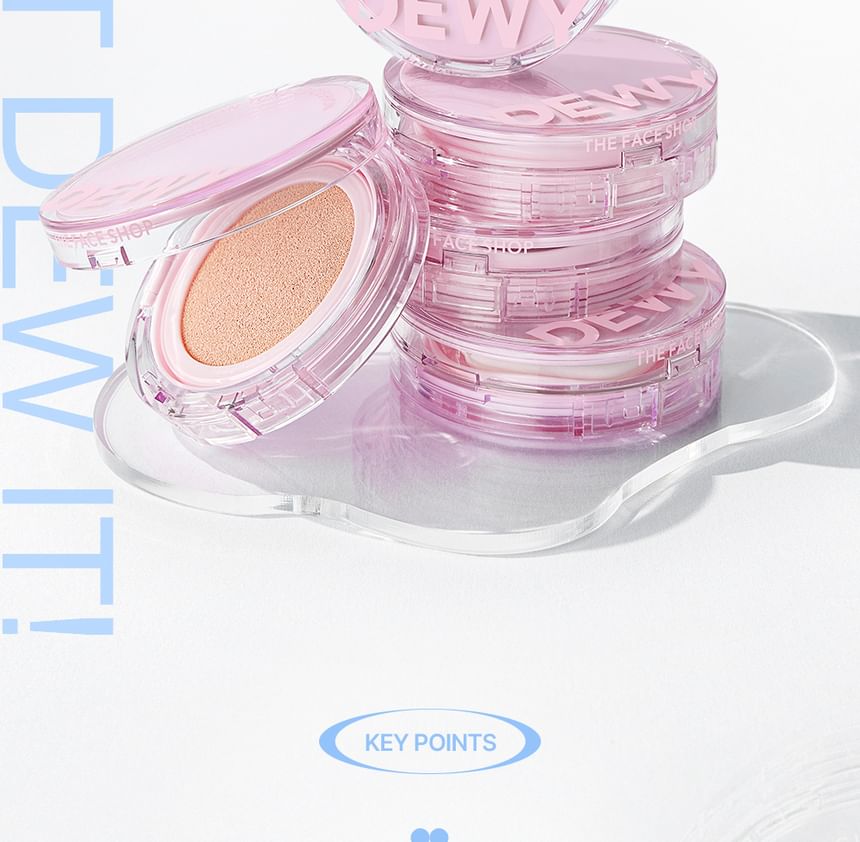 THE FACE SHOP - Dewy Lasting Vegan Tone Up Cushion Refill Only, 12g, 50 g, 8801051251883